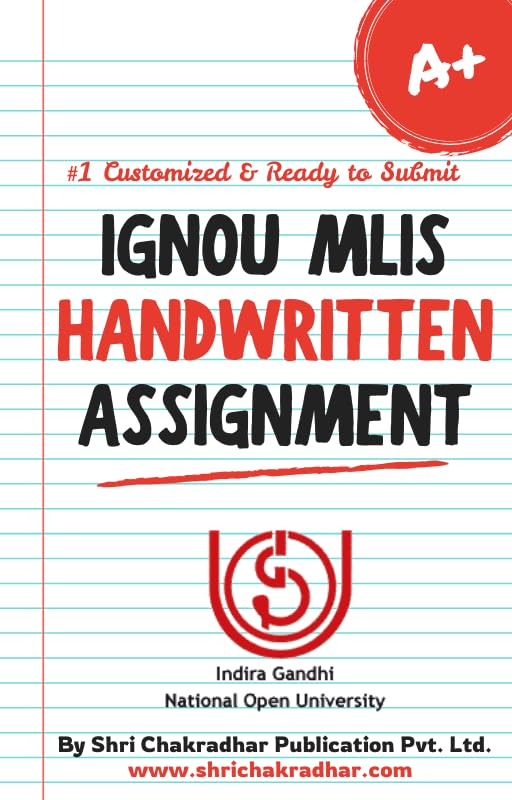 IGNOU MLIS Handwritten Assignment