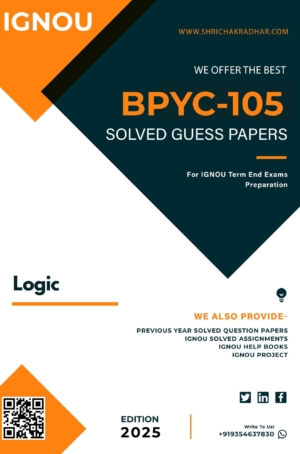 IGNOU BPYC 105 Guess Paper Solved PDF (BAFPY)