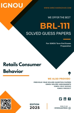 IGNOU BRL 111 Guess Paper Solved PDF (BBARIL)