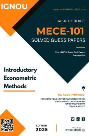 IGNOU MECE 101 Guess Paper Solved PDF (MAEC)