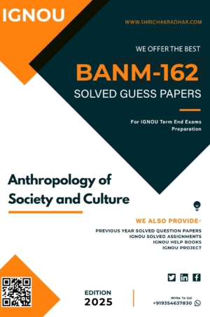 IGNOU BANM 162 Guess Paper Solved PDF (BSCANH)