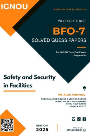 IGNOU BFO 7 Guess Paper Solved PDF (BAFSM)