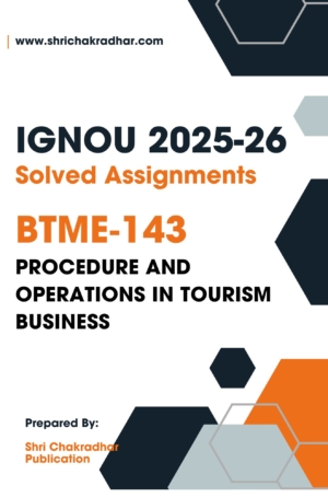 IGNOU BTME 143 Solved Assignment 2025-26