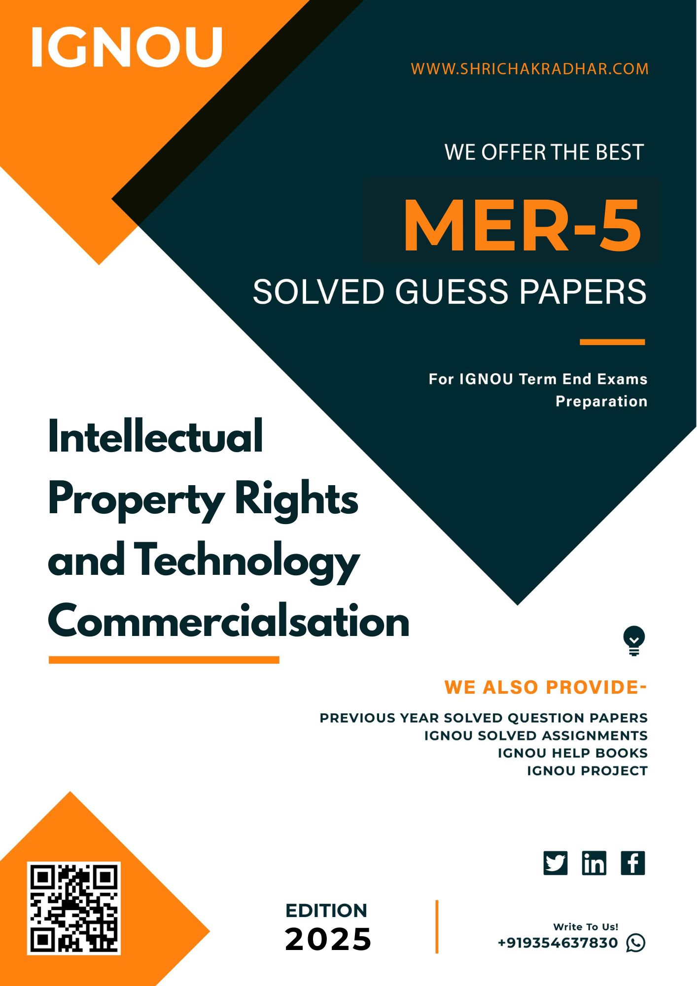 IGNOU MER 5 Guess Paper Solved PDF (MAER)