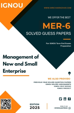 IGNOU MER 6 Guess Paper Solved PDF (MAER)