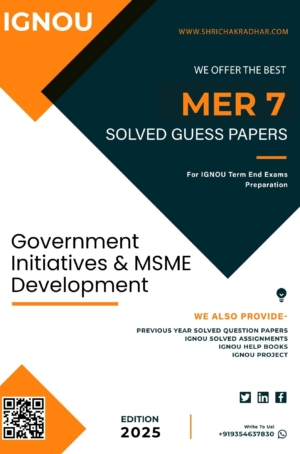 IGNOU MER 7 Guess Paper Solved PDF (MAER)