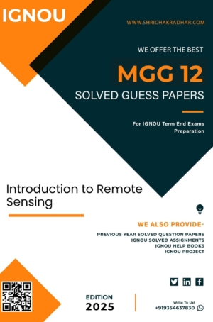 IGNOU MGG 12 Guess Paper Solved PDF (MSCGG)