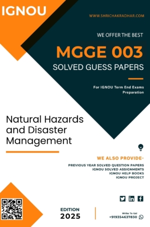 IGNOU MGGE 3 Guess Paper Solved PDF (MSCGG)