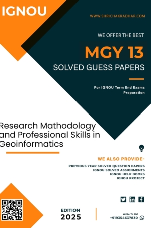 IGNOU MGY 13 Guess Paper Solved PDF (MSCGI)