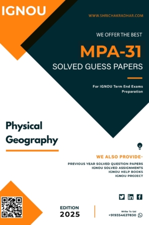 IGNOU MPA 31 Guess Paper Solved PDF (PGDDRRM)