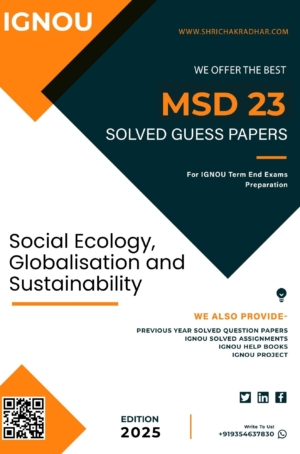 IGNOU MSD 23 Guess Paper Solved PDF (MASS)
