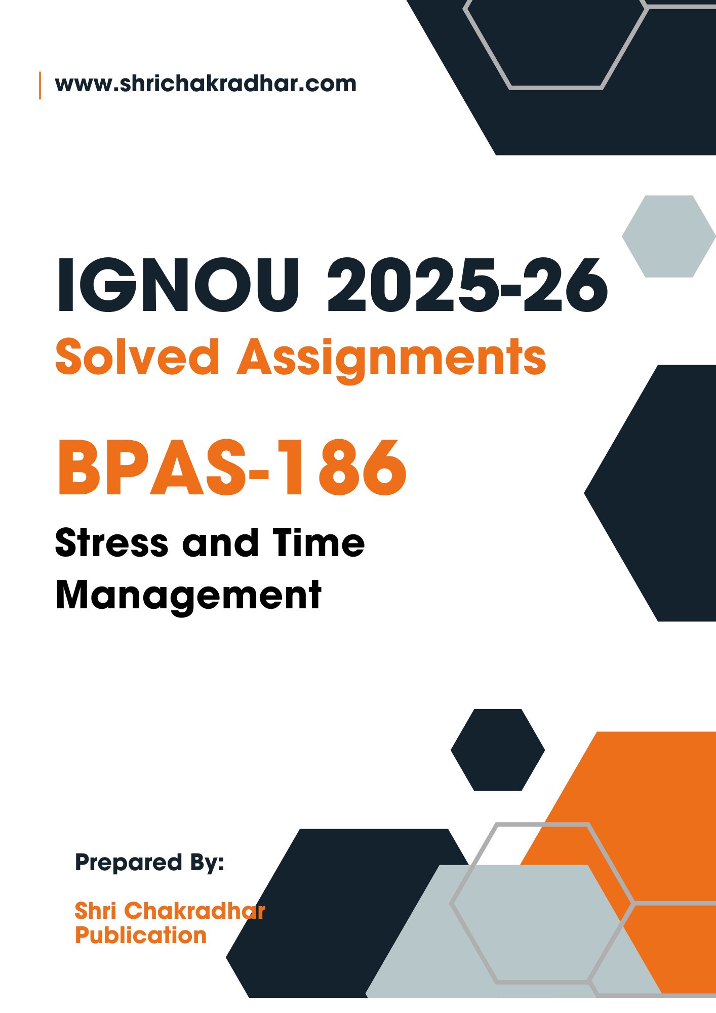 IGNOU BPAS 186 Solved Assignment 2025-26 (ENGLISH MEDIUM)