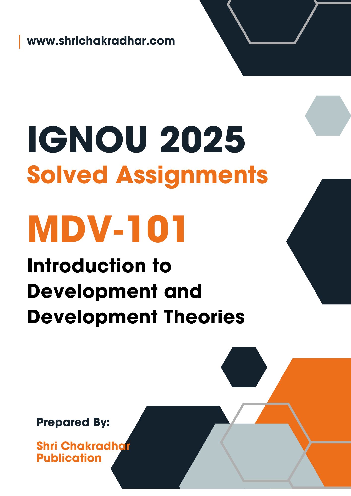 IGNOU MDV 101 Solved Assignment 2025-26 (ENGLISH MEDIUM)