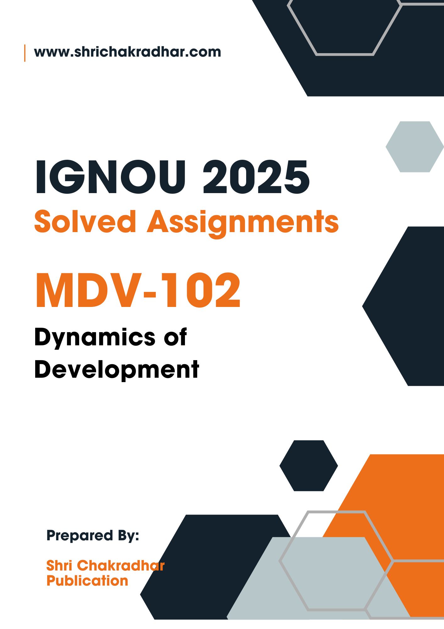 IGNOU MDV 102 Solved Assignment 2025-26 (ENGLISH MEDIUM)