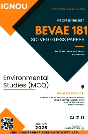 IGNOU BEVAE 181 Guess Paper Solved PDF (BSCG) (ENGLISH MEDIUM)