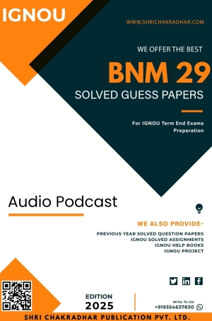 IGNOU BNM 29 Guess Paper Solved PDF (BAFJDM) (ENGLISH MEDIUM)