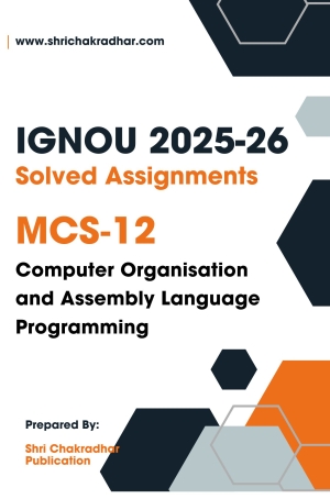 IGNOU MCS 12 Solved Assignment 2025-26 (ENGLISH MEDIUM)