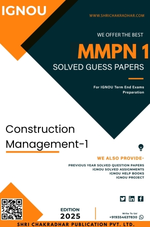 IGNOU MMPN 1 Guess Paper Solved PDF (MBACN) (ENGLISH MEDIUM)