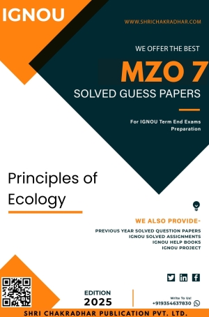 IGNOU MZO 7 Guess Paper Solved PDF (MSCZOO) (ENGLISH MEDIUM)