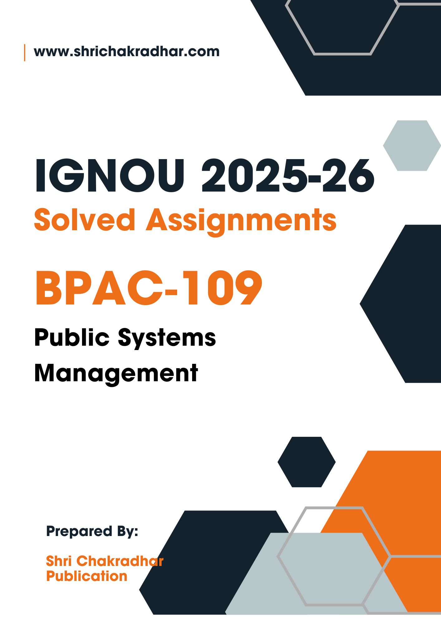 IGNOU BPAC 109 Solved Assignment 2025-26 (ENGLISH MEDIUM)