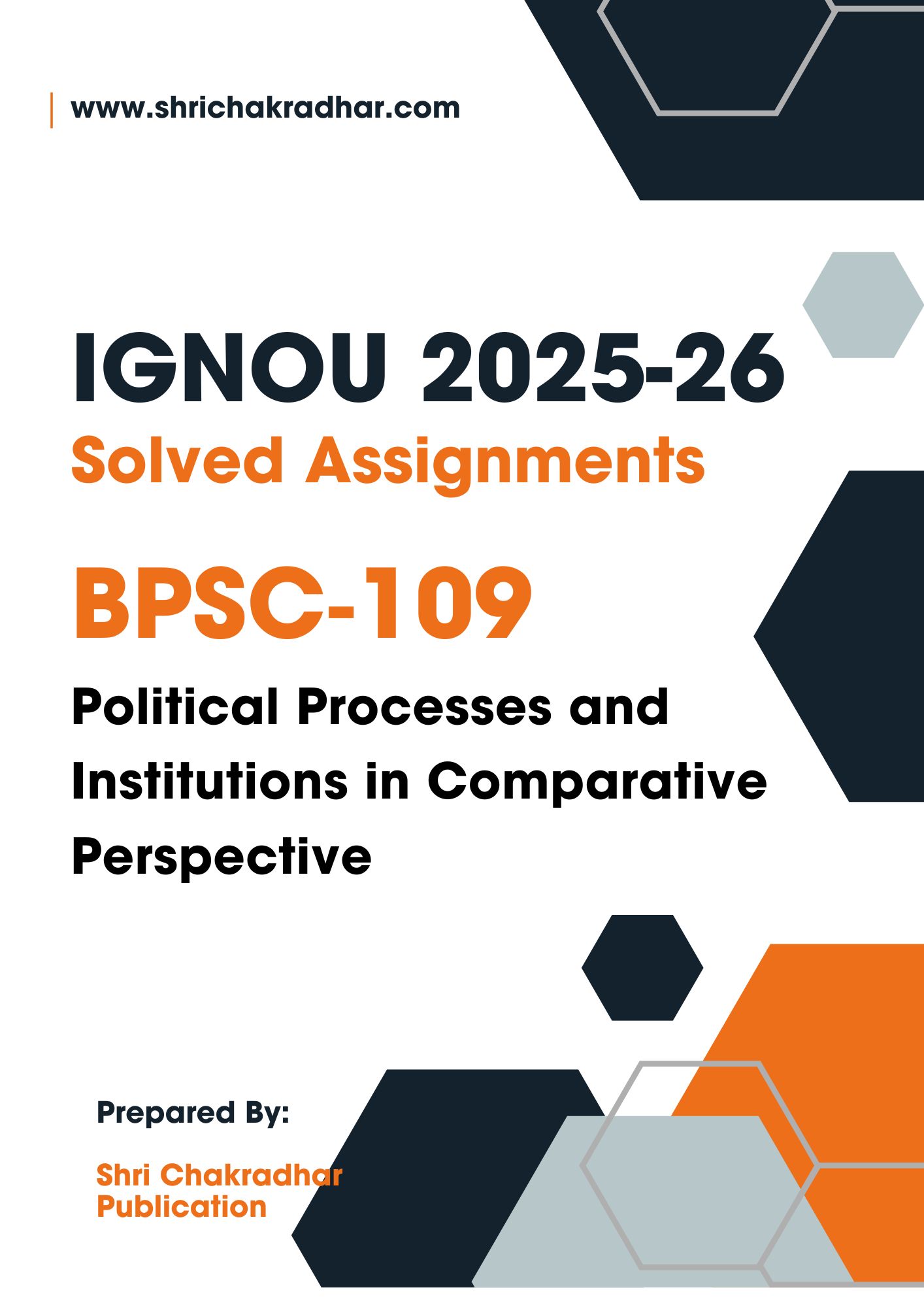 IGNOU BPSC 109 Solved Assignment 2025-26 (ENGLISH MEDIUM)