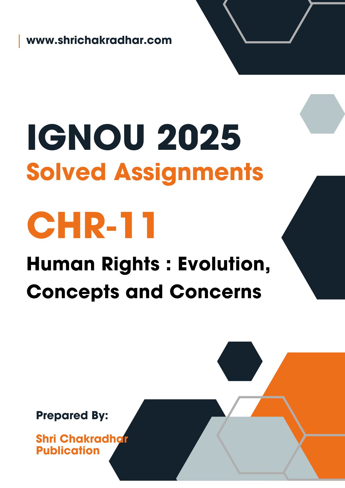 IGNOU CHR 11 Solved Assignment 2025-26 (ENGLISH MEDIUM)