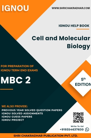 IGNOU MBC 2 Study Material & Book (MSCBCH)