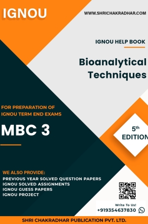 IGNOU MBC 3 Study Material & Book (MSCBCH)