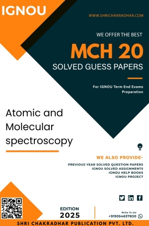 IGNOU MCH 20 Guess Paper Solved PDF (MSCCHEM) (ENGLISH MEDIUM)