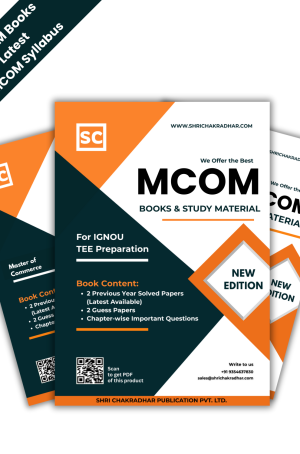 IGNOU MCOM Books (Master of Commerce)