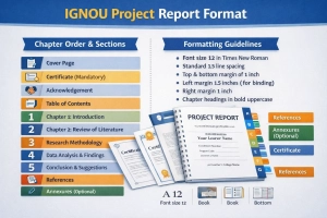 IGNOU Project Report Format