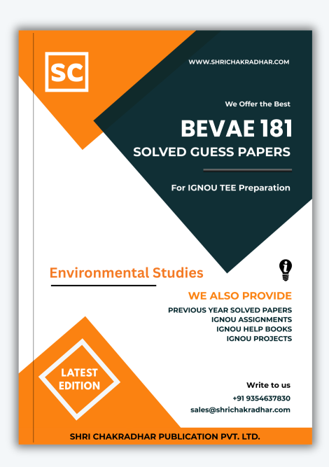 IGNOU BEVAE-181 Guess Paper 2026 Download Solved PDF
