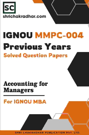 IGNOU MMPC-004 previous year question paper solved PDF sampleIGNOU MMPC-004 previous year question paper solved PDF sample