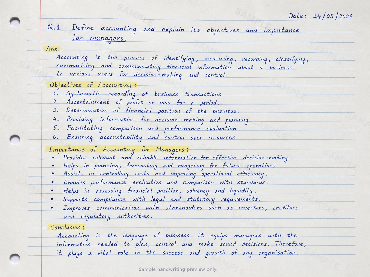 ignou handwritten assignment sample by shri chakradhar publication