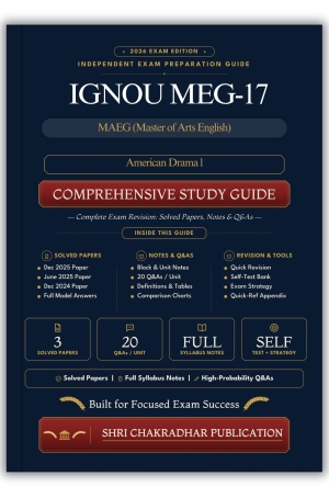 IGNOU MEG-17 Book (American Drama I) | Study Guide