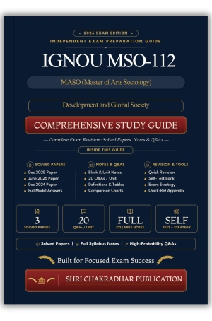 IGNOU MSO-112 Book (Development and Global Society) | Study Guide