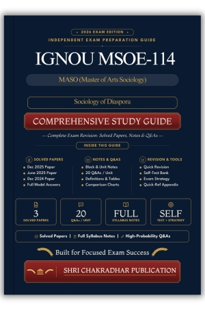 IGNOU MSOE-114 Book (Sociology of Diaspora) | Study Guide