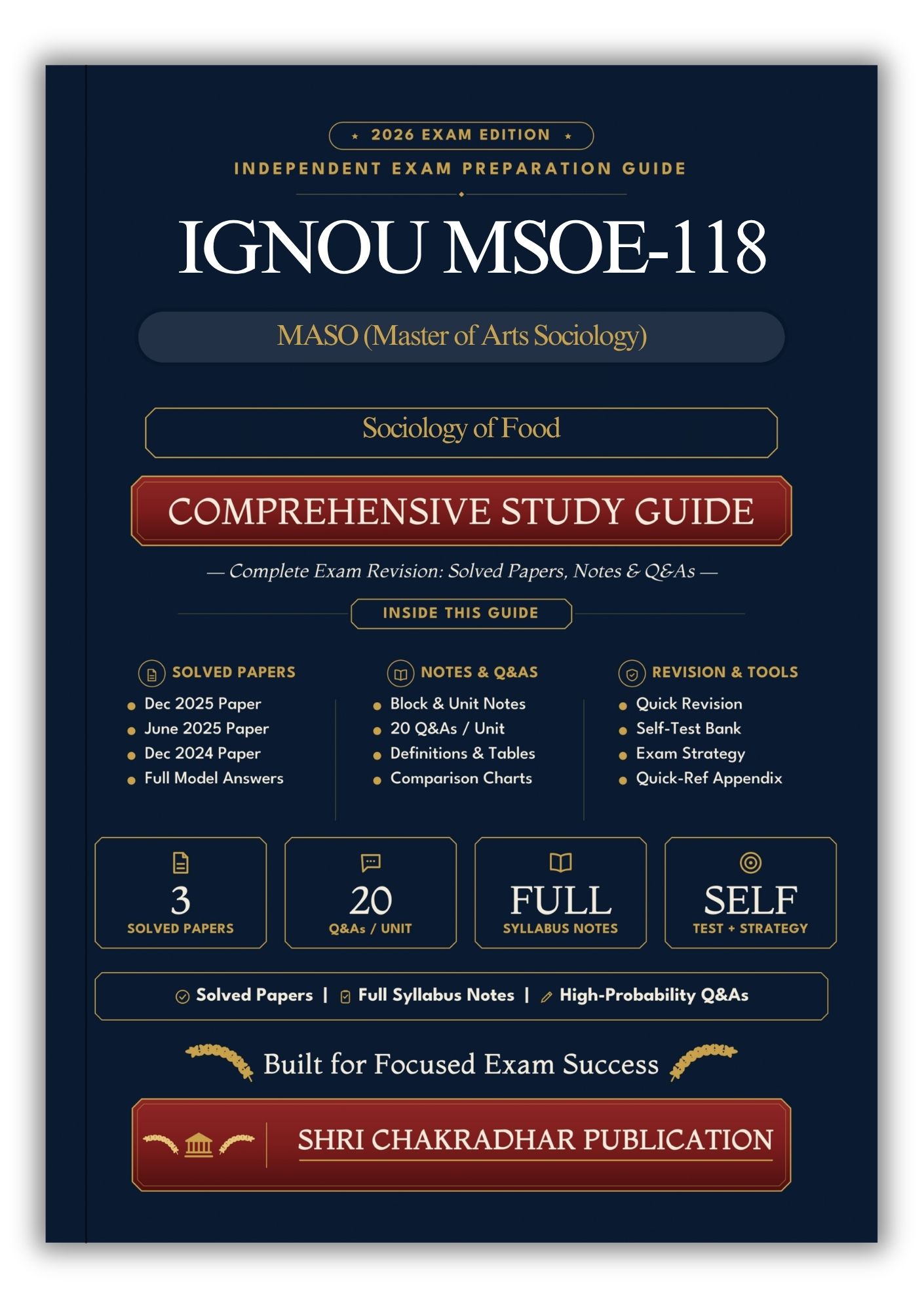 IGNOU MSOE-118 Book (Sociology of Food) | Study Guide