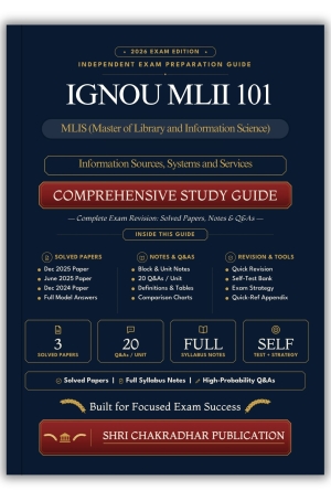 IGNOU MLII-101 Book (Information Sources, Systems and Services) | Study Guide