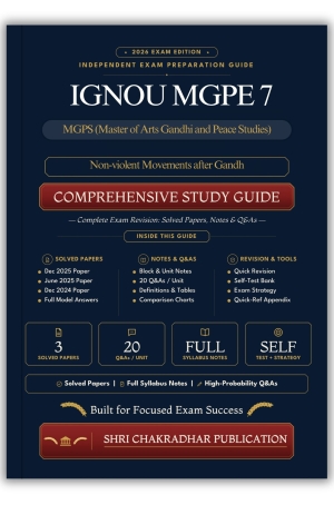 IGNOU MGPE-7 Book (Non-Violent Movements after Gandhi) | Study Guide