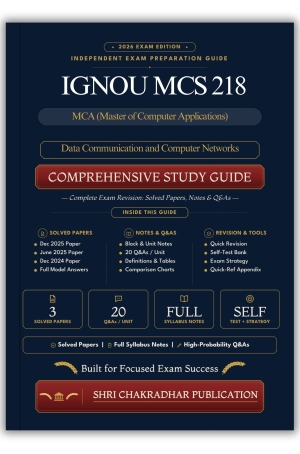 IGNOU MCS-218 Book (Data Communication and Computer Networks) | Study Guide
