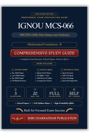 IGNOU MCS-066 Book (Mathematical Foundations - II) | Study Guide
