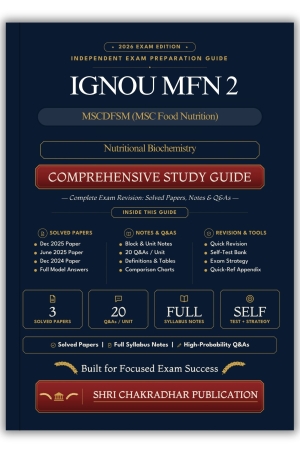 IGNOU MFN-2 Book (Nutritional Biochemistry) | Study Guide