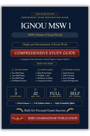 IGNOU MSW-1 Book (Origin and Development of Social Work) | Study Guide