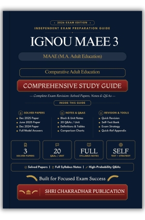 IGNOU MAEE-3 Book (Comparative Adult Education) | Study Guide