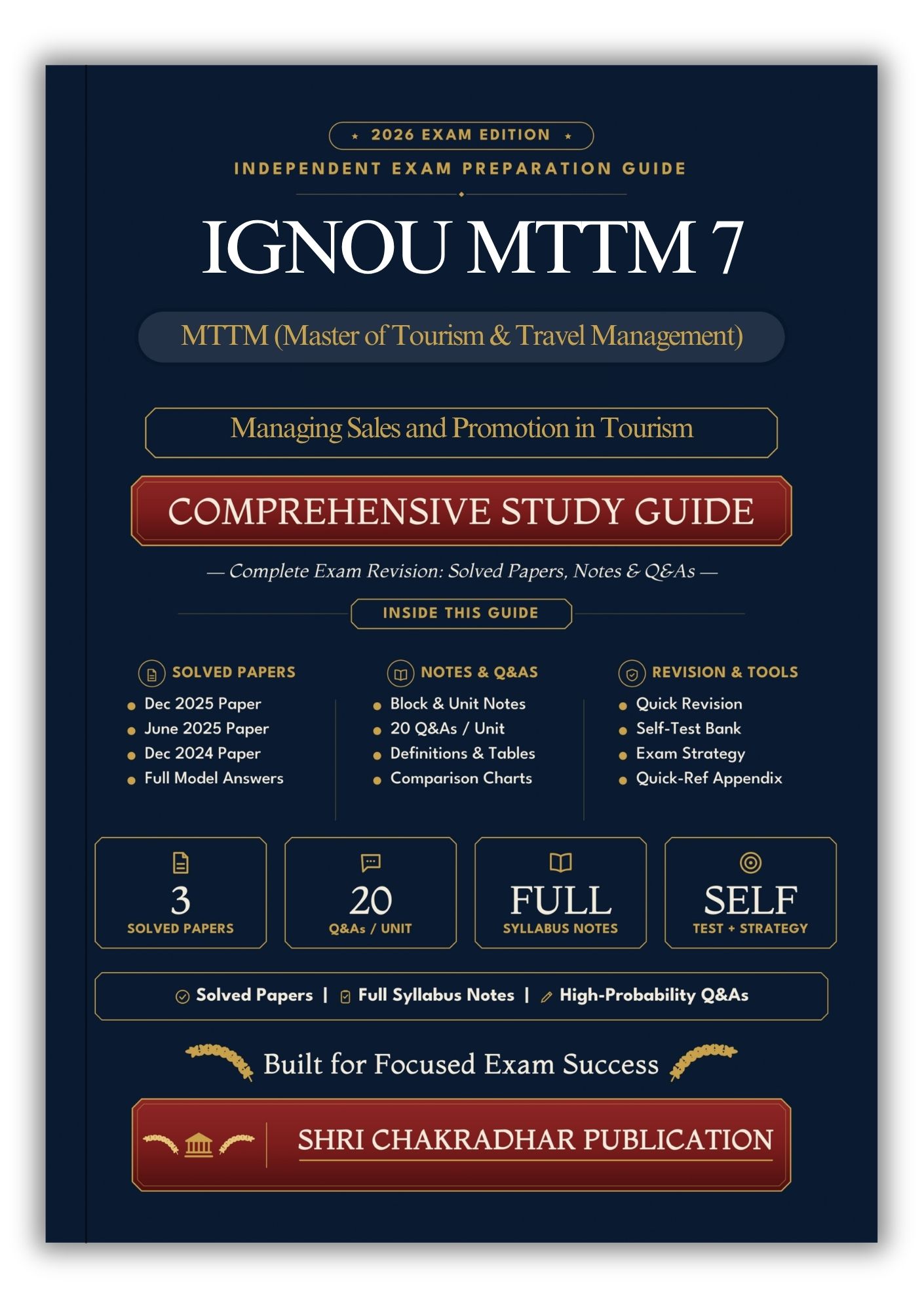 IGNOU MTTM-7 Book (Managing Sales and Promotion in Tourism) | Study Guide