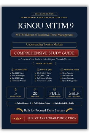 IGNOU MTTM-9 Book (Understanding Tourism Markets) | Study Guide