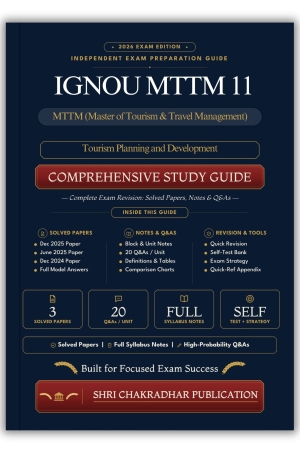 IGNOU MTTM-11 Book (Tourism Planning and Development) | Study Guide