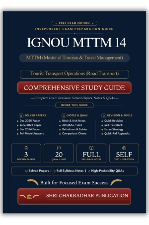 IGNOU MTTM-14 Book (Tourist Transport Operations (Road Transport)) | Study Guide