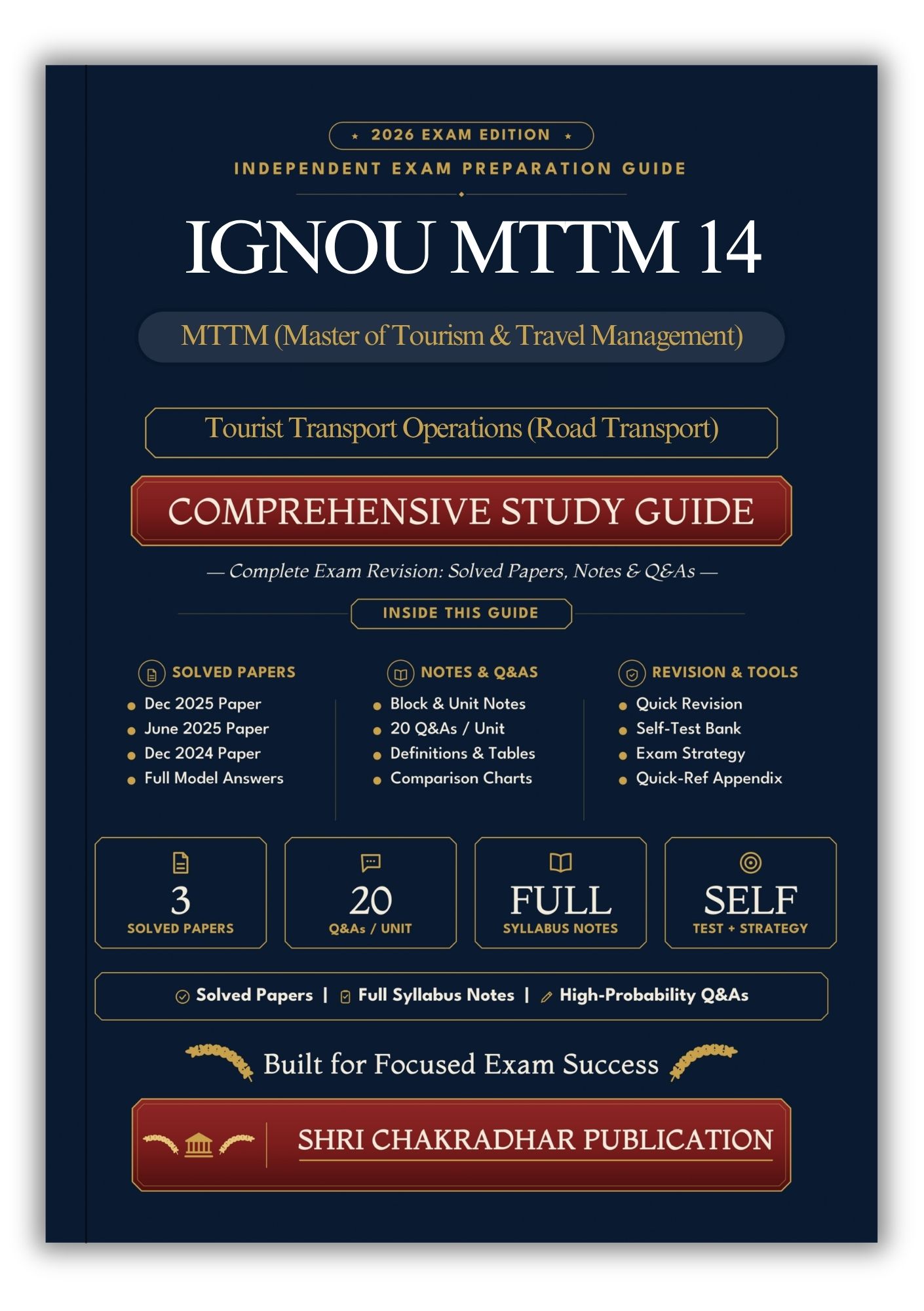 IGNOU MTTM-14 Book (Tourist Transport Operations (Road Transport)) | Study Guide